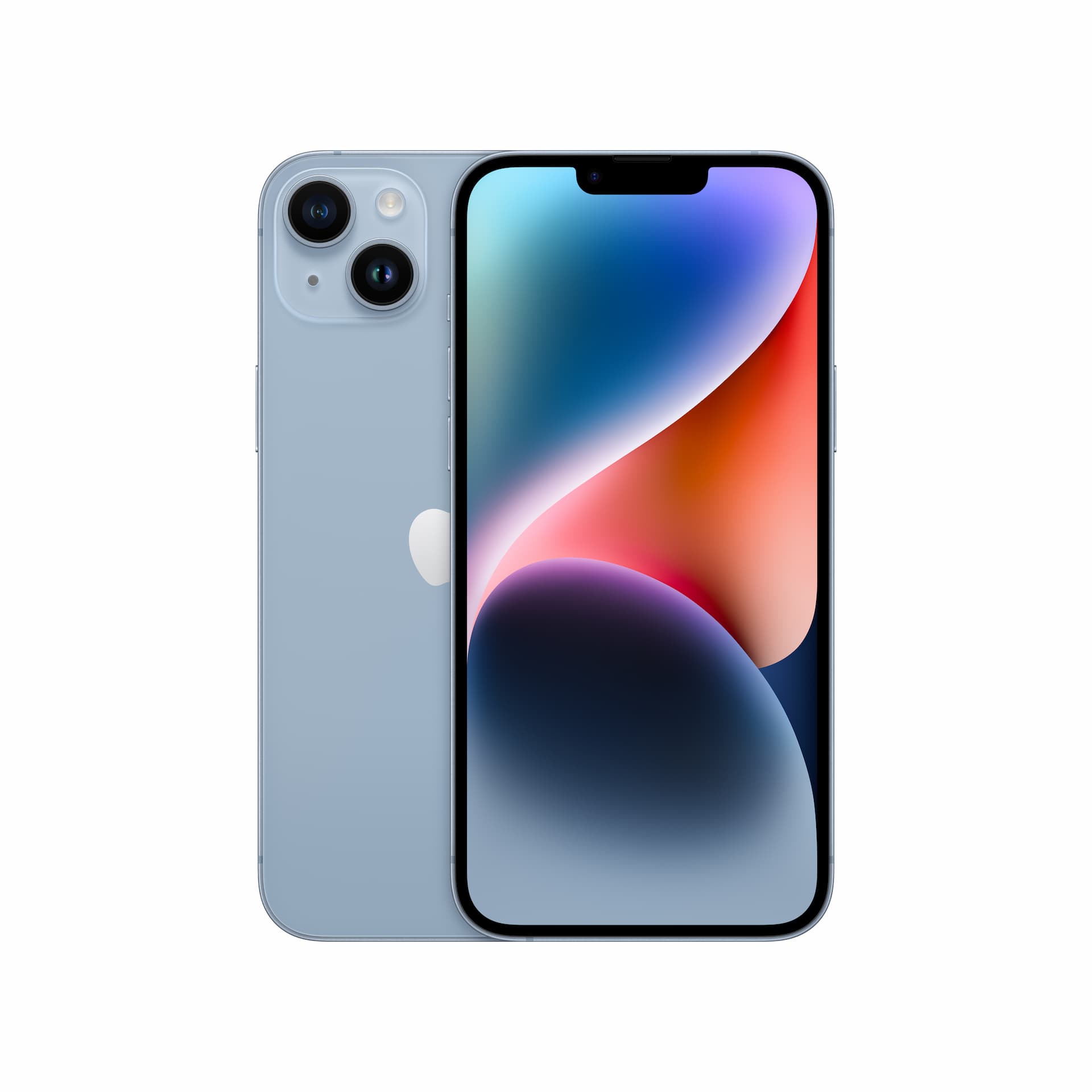 Apple iPhone 14 plus (MQ523HN/A) Blue with 128GB, iOS 16, A15 Bionic chip, 6core CPU with 2 performance, 6.7 inch OLED display