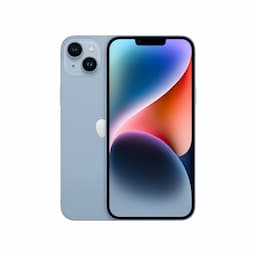Apple iPhone 14 plus (MQ523HN/A) Blue with 128GB, iOS 16, A15 Bionic chip, 6core CPU with 2 performance, 6.7 inch OLED display