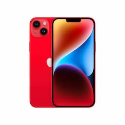 Apple iPhone 14 plus (MQ513HN/A) RED with 128GB, iOS 16, A15 Bionic chip, 6core CPU with 2 performance, 6.7 inch OLED display