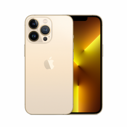 Apple iPhone 13 Pro (MLVK3HN/A) Gold, 6 RAM, 256GB, A15 Bionic Chip, 6.1 Inches, 5g, Nano and eSIM