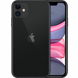 Apple iPhone 11 (MHDP3HN/A) with 256 GB storage, 5g technology, Dual Sim, Black