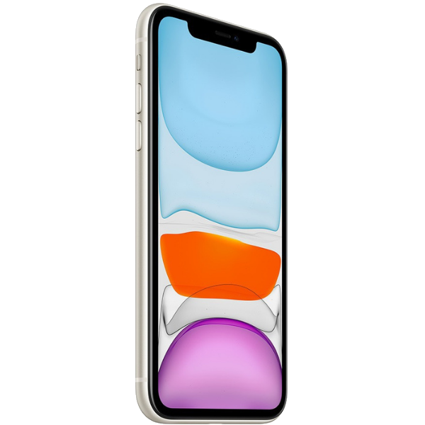 Apple iPhone 11 (MHDC3HN/A) White, 4GB RAM, 64GB, A13 Bionic Chip, 6.1 Inches, 4g, Dual Sim