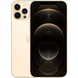 Apple iPhone 12 Pro Max (MGDE3HN/A) with 4 GB RAM, 64GB storage, 4G technology, Nano + eSim, Gold