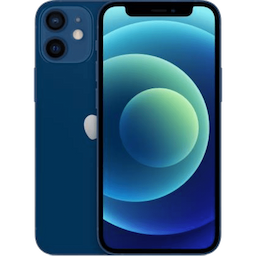 Apple iPhone 12 Mini (MGED3HN/A) Blue, 4GB RAM, 256GB, Hexa-CoreA14 Bionic Chip Processor, 5.4 Inches, 5g, Dual Sim