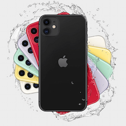 Apple iPhone 11 (3H727HN/A) Black, 4GB RAM, 64GB, A13 Bionic Chip, 6.1 Inches, 5g, Nano and eSIM