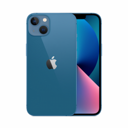 Apple iPhone 13 (MLQA3HN/A) Blue, 4GB RAM, 256GB, A15 Bionic chip, 6.1 Inches, 5g, Dual SIM