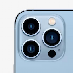 Apple iPhone 13 Pro Max (MLL93HN/A) Sierra Blue, 6GB RAM, 128GB, A15 Bionic Chip, 6.1 Inches, 5g, Dual Sim
