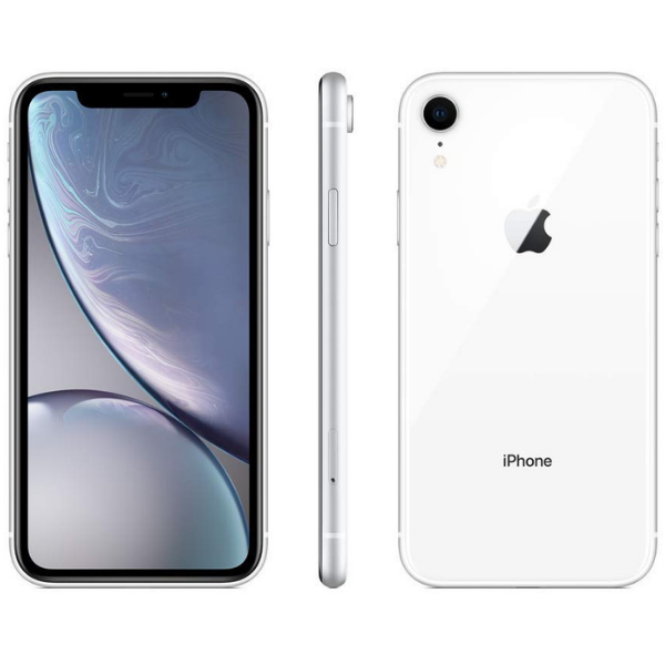 Apple iPhone XR (MRYD2HN/A) with 128GB storage, 4 g technology, Nano + eSim, White