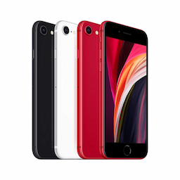 Apple iPhone SE (MX9U2HN/A) with 3 GB RAM, 64GB storage, 5G technology, Nano and eSIM, Red