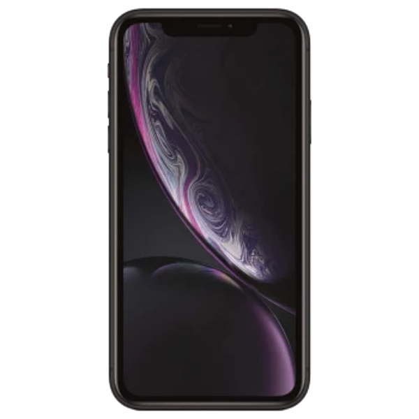 Apple iPhone XR (MRY42HN/A) with 4 GB RAM, 64GB storage, 4G technology, Dual Sim, Apple A12 Bionic Hexa Core processor, Black