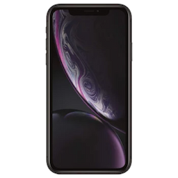 Apple iPhone XR (MRY42HN/A) with 4 GB RAM, 64GB storage, 4G technology, Dual Sim, Apple A12 Bionic Hexa Core processor, Black