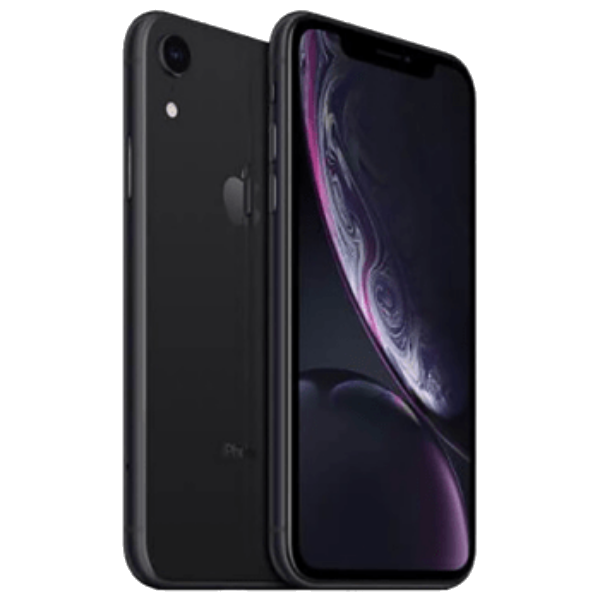 Apple iPhone XR (MRY42HN/A) with 4 GB RAM, 64GB storage, 4G technology, Dual Sim, Apple A12 Bionic Hexa Core processor, Black