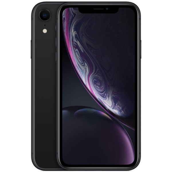 Apple iPhone XR (MRY92HN/A) with 4 GB RAM, 128GB storage, 5G technology, Nano + eSim, Black
