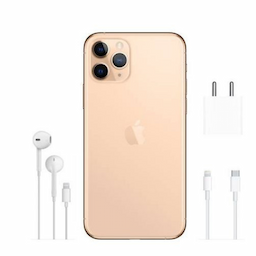 Apple iPhone 11 Pro (MWC92HN/A) Gold, 4GB RAM, 256GB, A13 Bionic Chip Processor, 5.8 Inches, 4g, Dual Sim