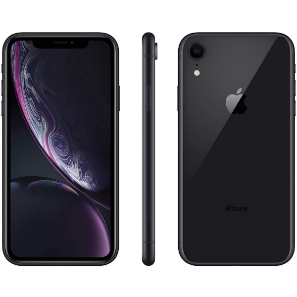 Apple iPhone XR (MRY92HN/A) with 4 GB RAM, 128GB storage, 5G technology, Nano + eSim, Black