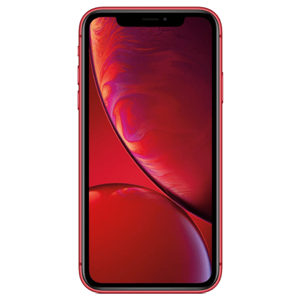 Apple iPhone XR (MRY62HN/A) with 3 GB RAM, 64GB storage, 4g technology, Dual SIM, A12 Bionic Chip, Red