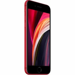 Apple iPhone SE (MHGR3HN/A) with 3 GB RAM, 128GB storage, 4G VoLTE technology, Dual Sim, Red