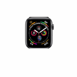 Apple Smart Watch Series 4 (GPS + Cellular, 44mm) - Space Grey Aluminium Case with Black
