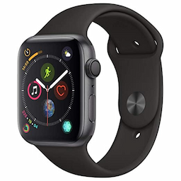 Apple Watch series 4 Space Grey Aluminum With Black 44 mm Sport Band - MU6D2HN/A