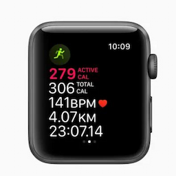 Apple Watch Space Grey Aluminium Case with Black Sport Band MTF32HN/A
