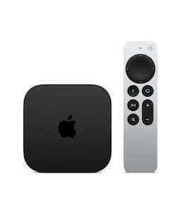 Apple TV 4K with Siri Remote, WiFi Supported, 64GB, A15 Bionic Chip, (MN873HN/A) Black