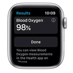 New Apple Watch Series 6 (GPS + Cellular, 44mm) - Silver Stainless Steel Case with White Sport Band