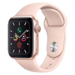 New Apple Watch SE (GPS, 40mm) - Gold Aluminium Case with Pink Sand Sport Band