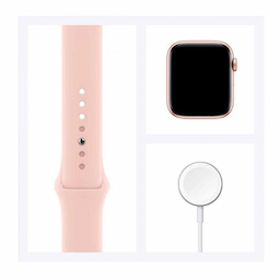Apple Watch Series 6 (GPS) - gold aluminium - smart watch with sport band - pink sand - 32 GB