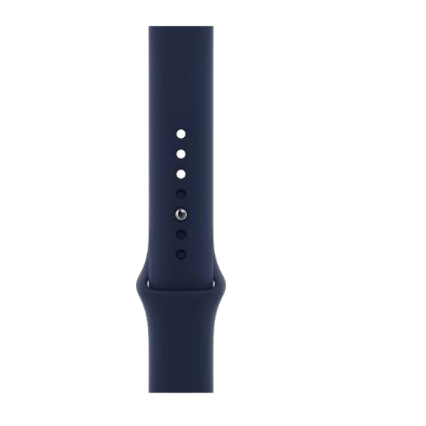 New Apple Watch Series 6 (GPS, 44mm) - Blue Aluminium Case with Deep Navy Sport Band
