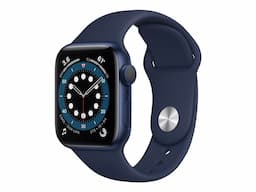 Apple Watch Series 6 (GPS + Cellular) - blue aluminium - smart watch with sport band - deep navy - 32 GB