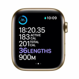 APPLE Watch Series 6 GPS + Cellular, Gold Strap, Call Function, Bluetooth v5.0, Wi-Fi 802.11 (2.4 GHz | 5 GHz)