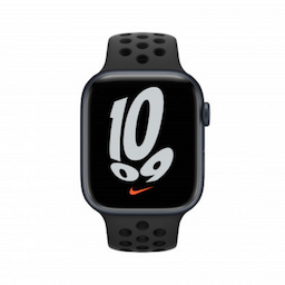 Apple (MKL53HN/A) Watch Nike Series 7 Midnight Aluminium Case with Anthracite/Black