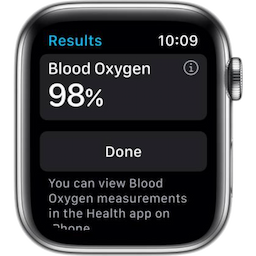 Apple Smart Watch (M09D3HN/A )S6 GPS + Cellular 44mm, Silver Stainless Steel Case with White Sport Band - Regular