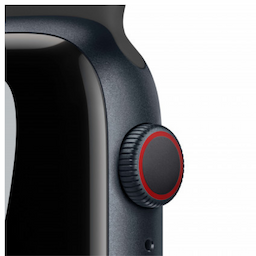 Apple (MKL53HN/A) Watch Nike Series 7 Midnight Aluminium Case with Anthracite/Black