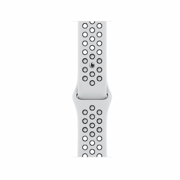 Apple (MKL43HN/A) Watch Nike Series 7 Starlight Aluminium Case with Pure Platinum/Black