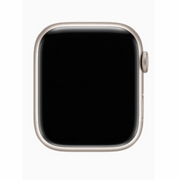 Apple (MKL43HN/A) Watch Nike Series 7 Starlight Aluminium Case with Pure Platinum/Black