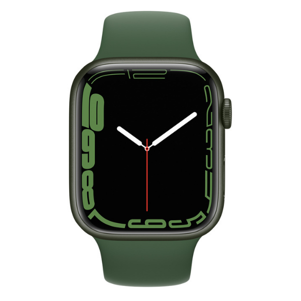 Apple Watch Series 7 GPS + Cellular 45 mm Green Aluminium Case with Sport Band - MKJR3HN/A