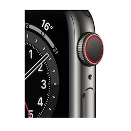 APPLE Smart Watch (M06Y3HN/A) Series 6 GPS + Cellular, Regular Grey Strap