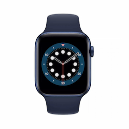APPLE Watch Series 6 (M09A3HN/A) GPS+Cellular, Blue Aluminum Navy, 44mm, Dial Smart Watch