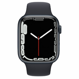 Apple Watch Series 7 GPS + Cellular 45 mm Midnight Aluminium Case with Sport Band - MKJP3HN/A