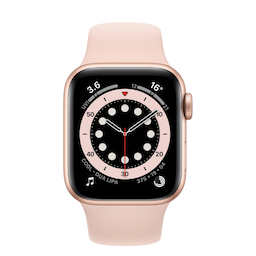 Apple Watch Series 6, M06N3HN/A, (Gold) GPS + Cellular 40mm, Aluminum Dial Smart Watch