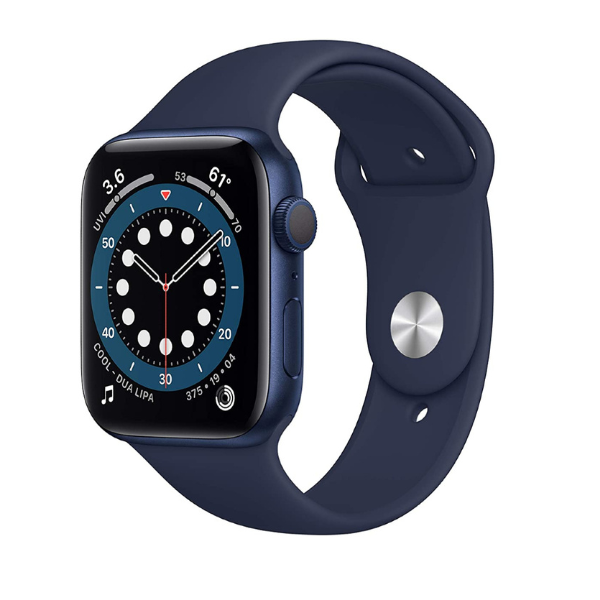 APPLE Watch Series 6 (M09A3HN/A) GPS+Cellular, Blue Aluminum Navy, 44mm, Dial Smart Watch