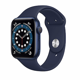 APPLE Watch Series 6 (M09A3HN/A) GPS+Cellular, Blue Aluminum Navy, 44mm, Dial Smart Watch