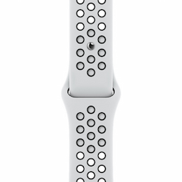 Apple Watch Series 7 GPS + Cellular 41 mm Starlight Aluminium Case with Nike Sport Band - MKN33HN/A