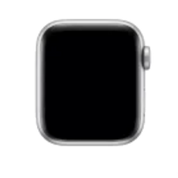 Apple Watch Nike S6 GPS + Cellular 44mm Silver Aluminium Case with Pure Platinum/Black Nike Sport Band - Regular - M09W3HN/A