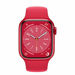 Apple Watch Series 8 GPS 41mm (PRODUCT)RED Aluminium Case with Sport Band - Regular
