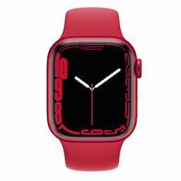 Apple Watch Series 7 GPS + Cellular 41 mm Red Aluminium Case with Sport Band Milanese Loop - MKN23HN/A