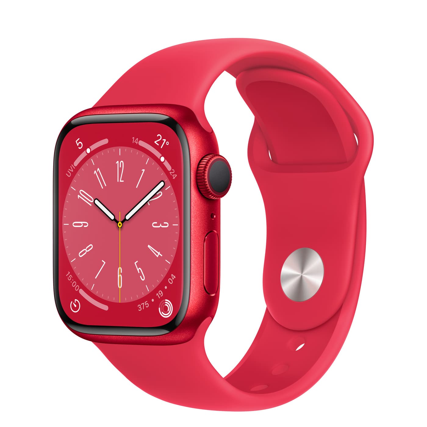 Apple Watch Series 8 GPS 41mm (PRODUCT)RED Aluminium Case with Sport Band - Regular