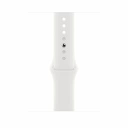 Apple Watch Series 8 GPS 45mm Silver Aluminium Case with White Sport Band - Regular