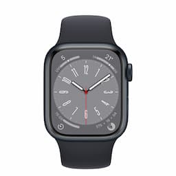 Apple Watch Series 8 GPS + Cellular 41mm Midnight Aluminium Case with Midnight Sport Band - Regular